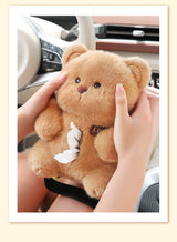 Plush Car Tissue Holder with Storage — view 8