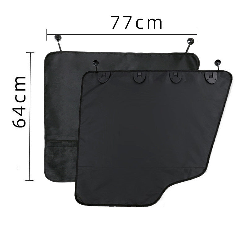 Pet Car Door Protector with Storage — view 2