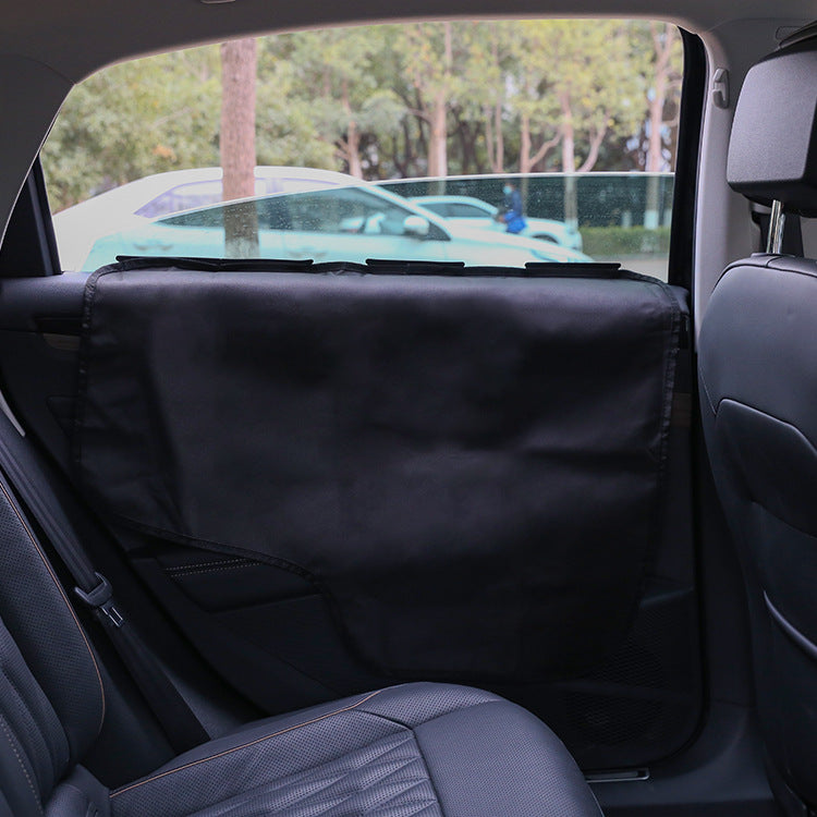 Pet Car Door Protector with Storage — view 4