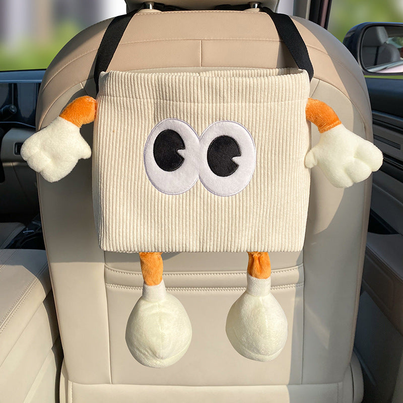 Cute Cartoon Car Trash Bin — view 4