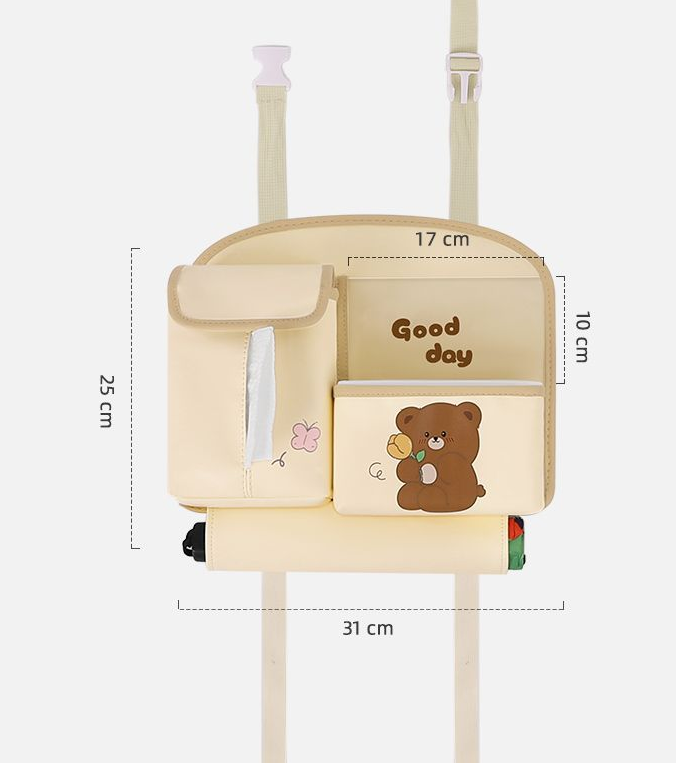 Car Seat Back Organiser with Practical — view 3