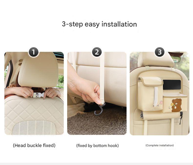 Car Seat Back Organiser with Practical — view 4