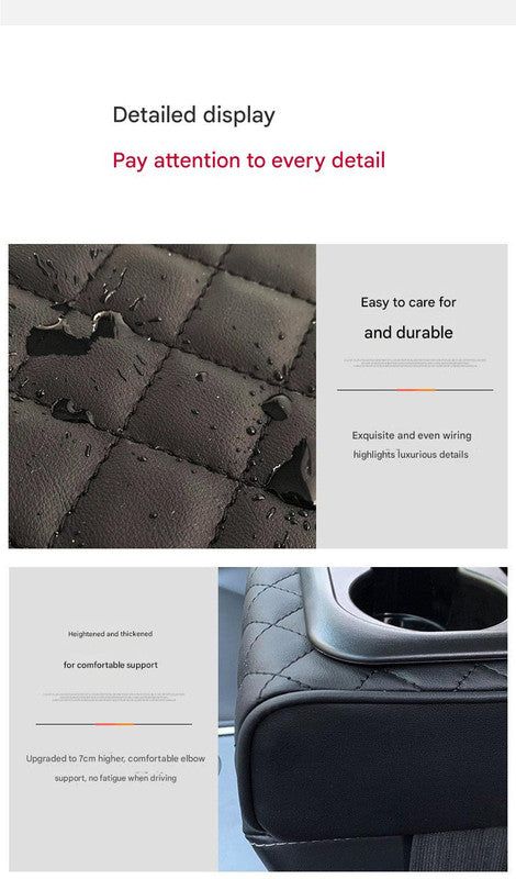 PU Leather Armrest Riser Pad — view 9