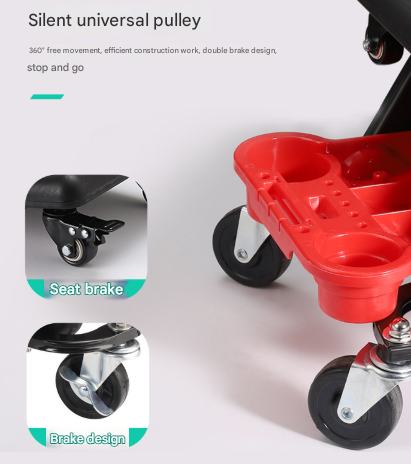 Auto Repair Polishing Stool Detachable Seat — view 3