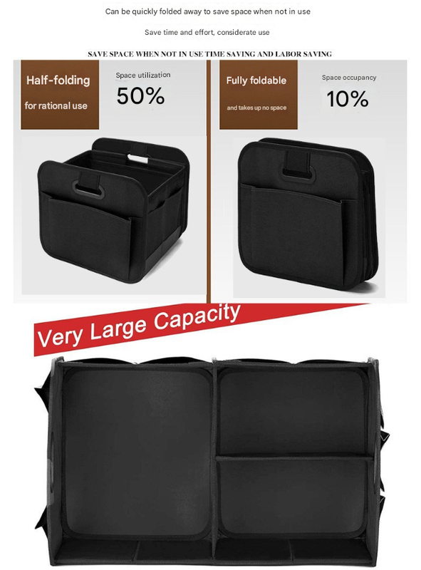 Heavy Duty 65L Car Boot Organiser — view 7