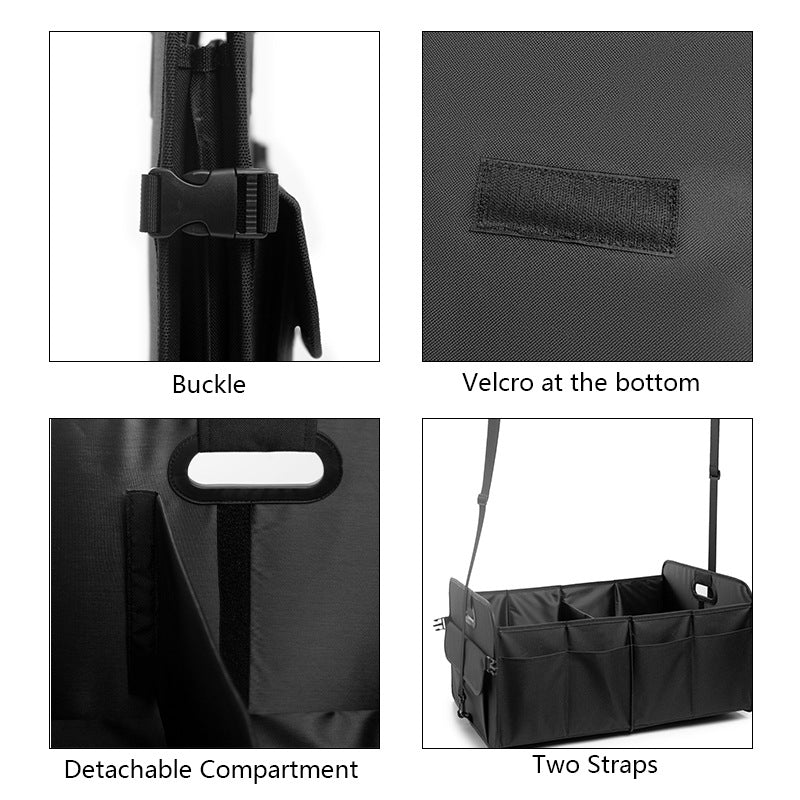 Car Storage Box Foldable Waterproof Trunk — view 3