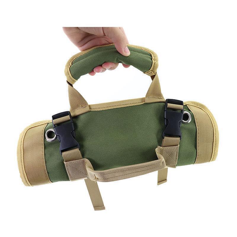 Black Heavy-Duty Roll-Up Tool Bag Organiser — view 4
