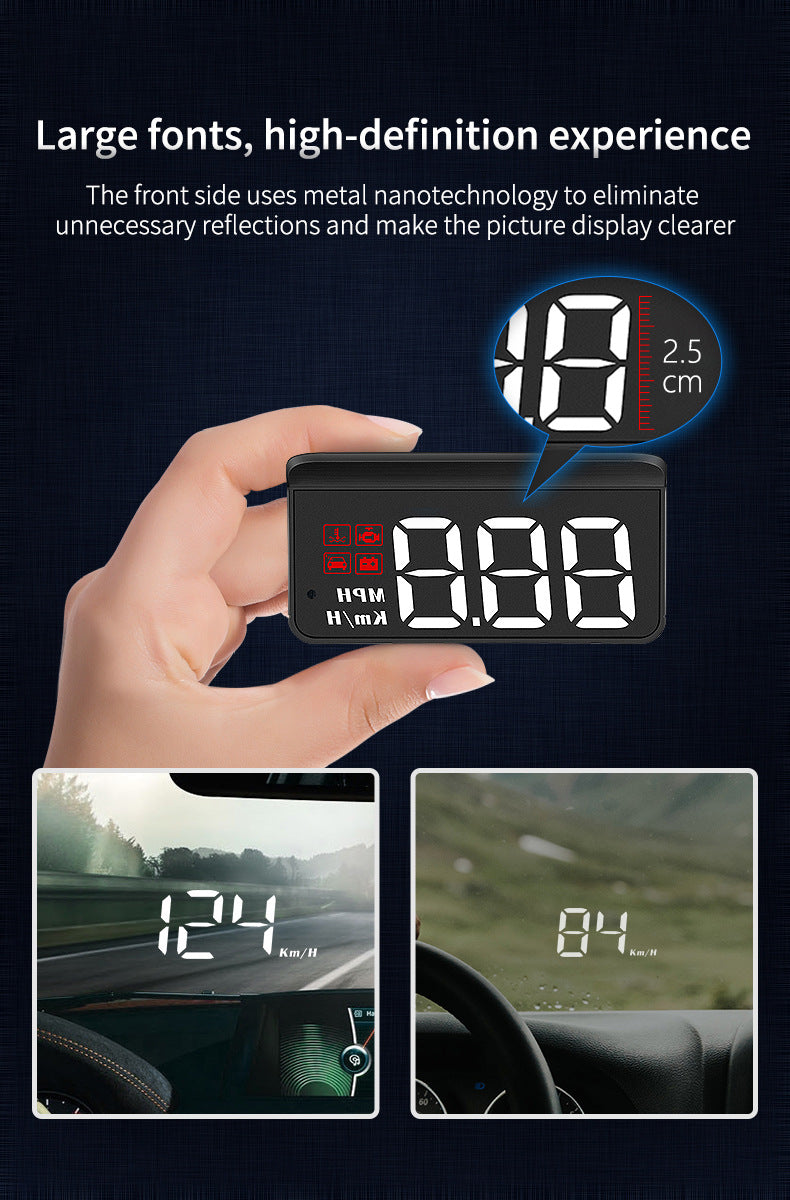 Compact OBD2 Car Head-Up Display — view 2