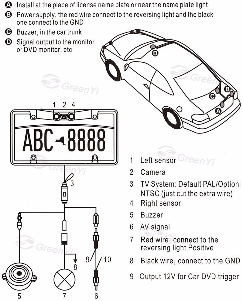 3-in-1 Car Reversing Camera — view 14
