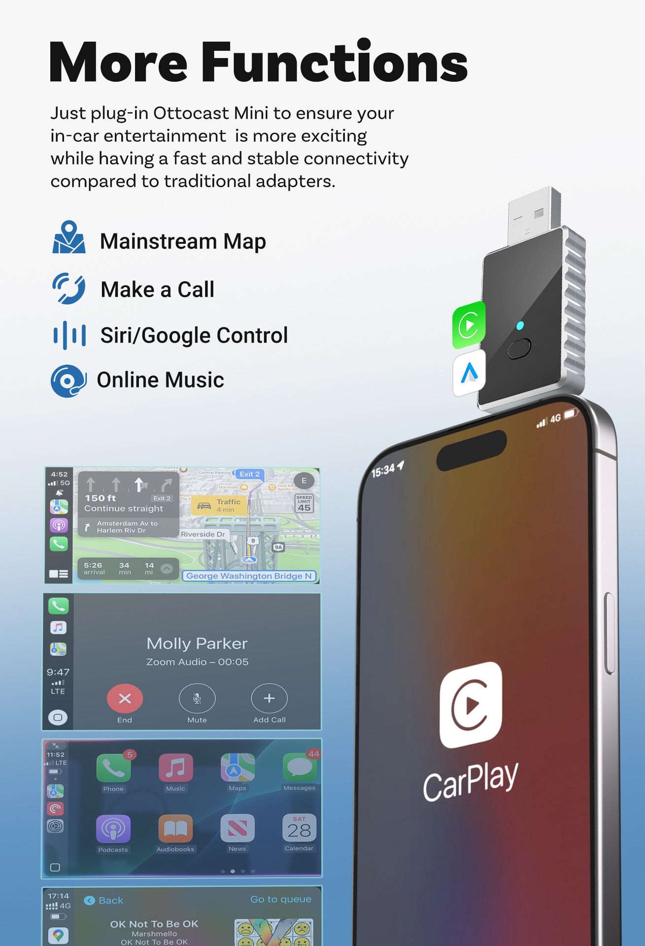 Mini 2-in-1 Wireless CarPlay — view 10