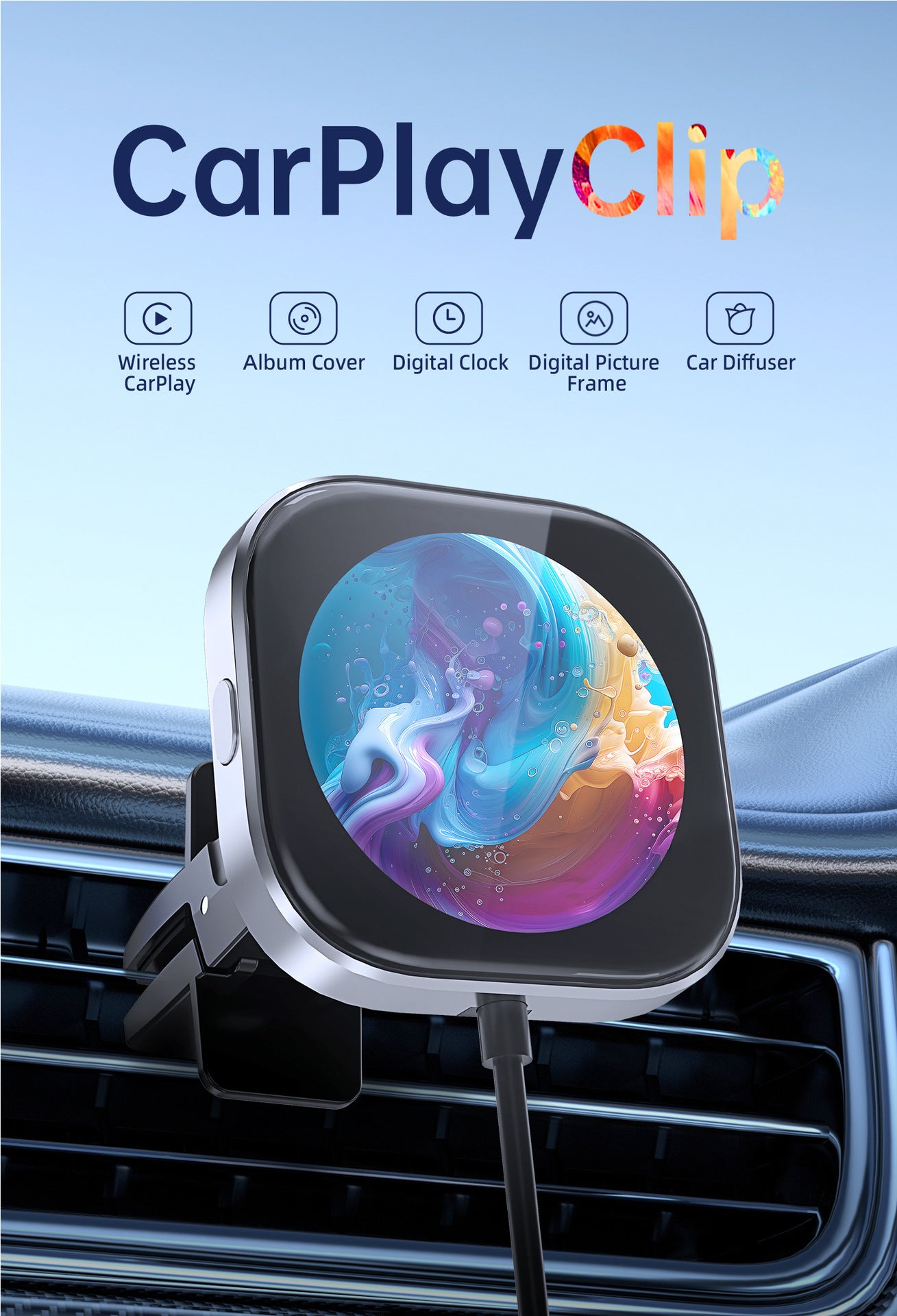 Wireless CarPlay Adapter with 1.6 — view 2