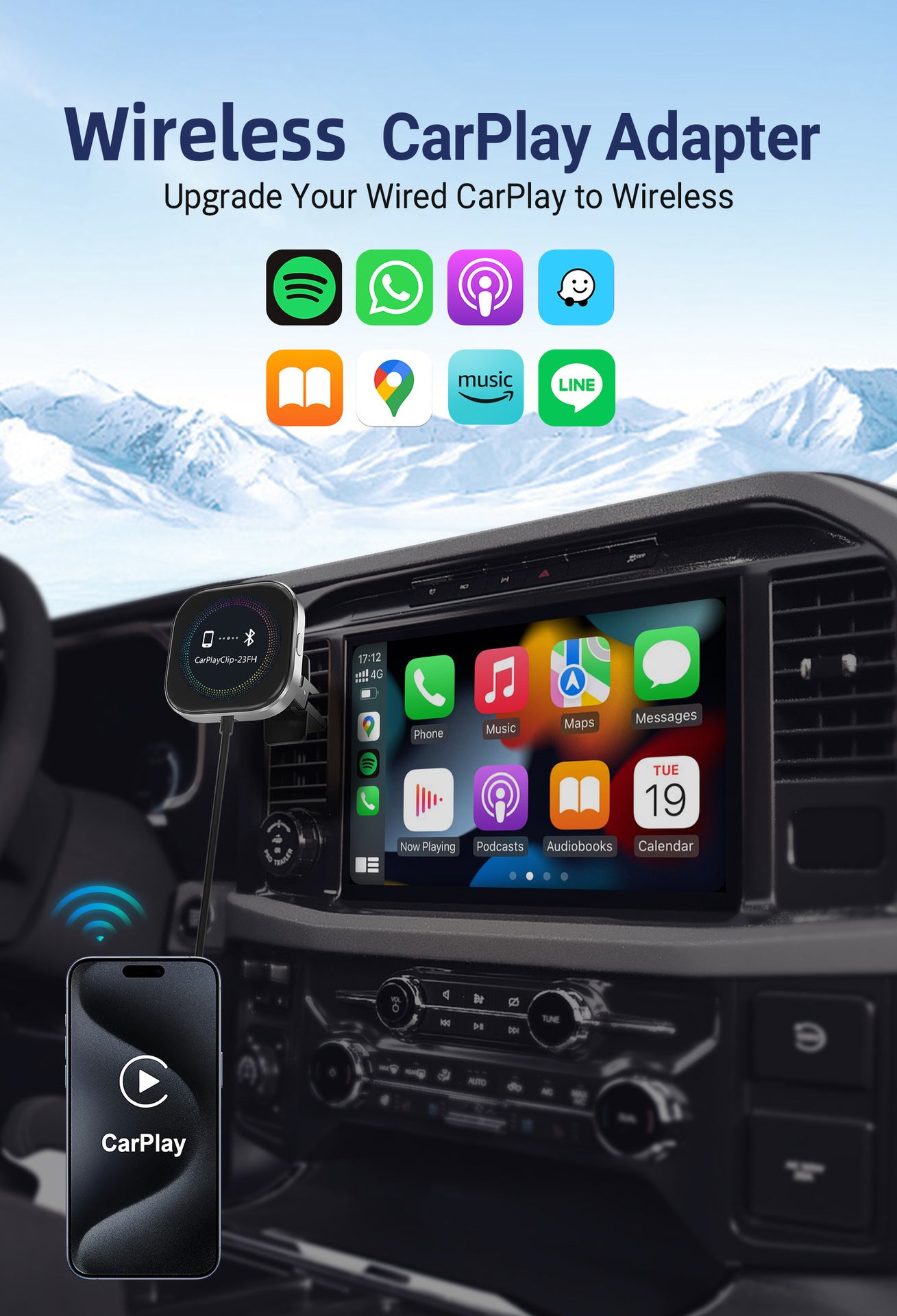 Wireless CarPlay Adapter with 1.6 — view 16
