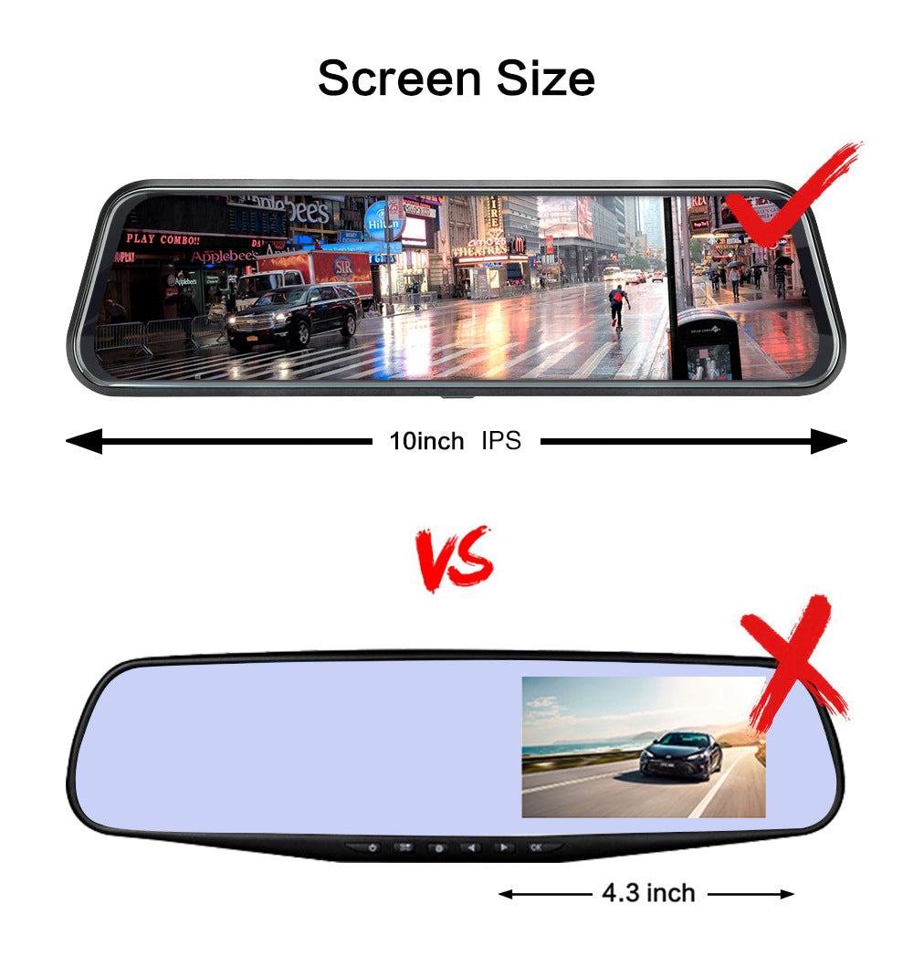 10-Inch Dual Lens Dash Cam — view 9