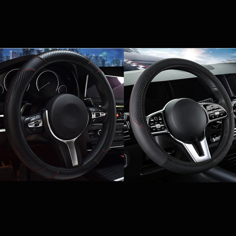 2-Pack Carbon Fibre Steering Wheel Cover — view 2