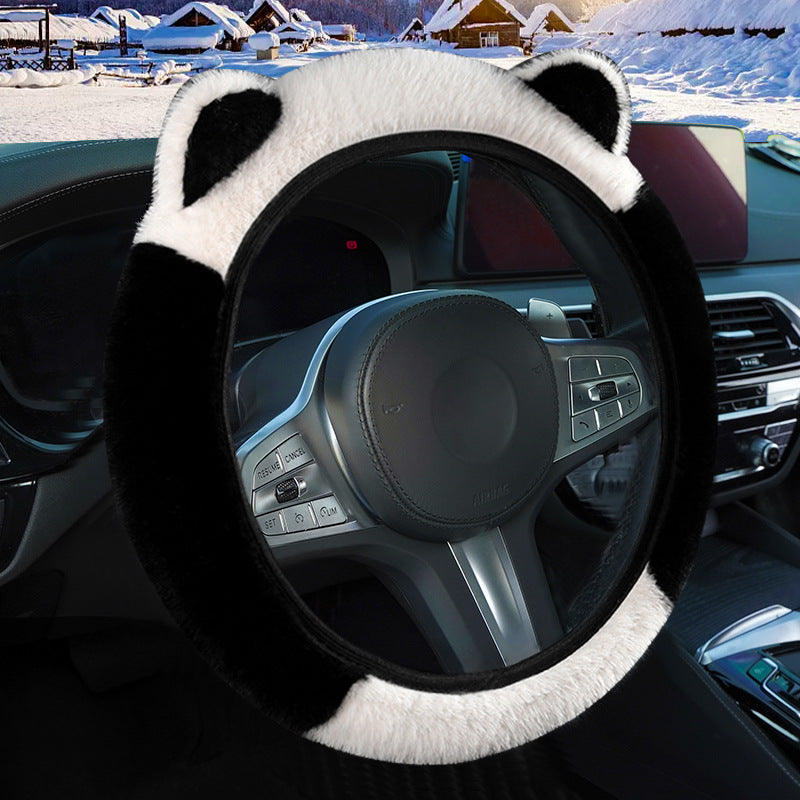Plush Cat Ear Steering Wheel Cover — view 7