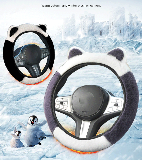 Plush Cat Ear Steering Wheel Cover — view 10