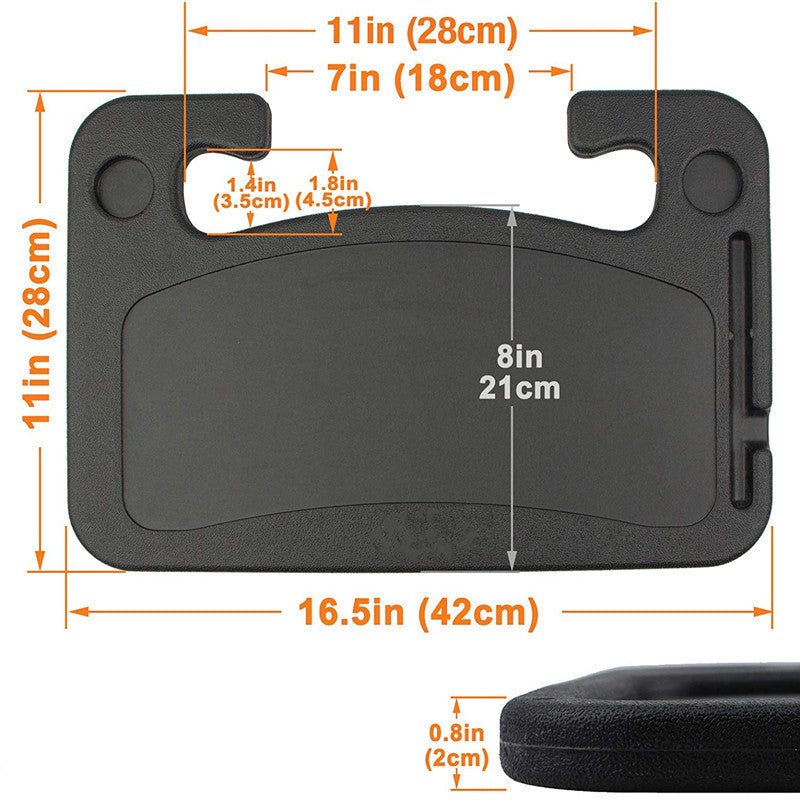 Portable car steering wheel tray 2-in-1 — view 3