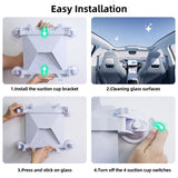 Mini car suction mount bracket universal glass — view 4
