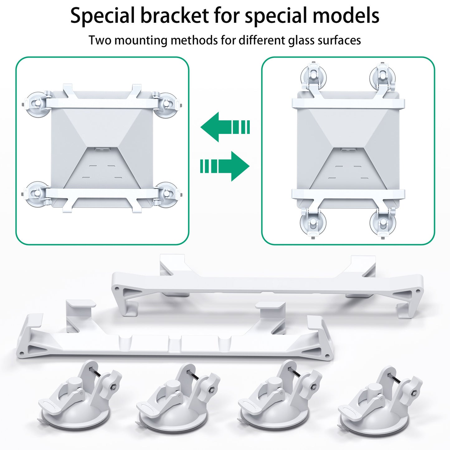 Mini car suction mount bracket universal glass — view 5