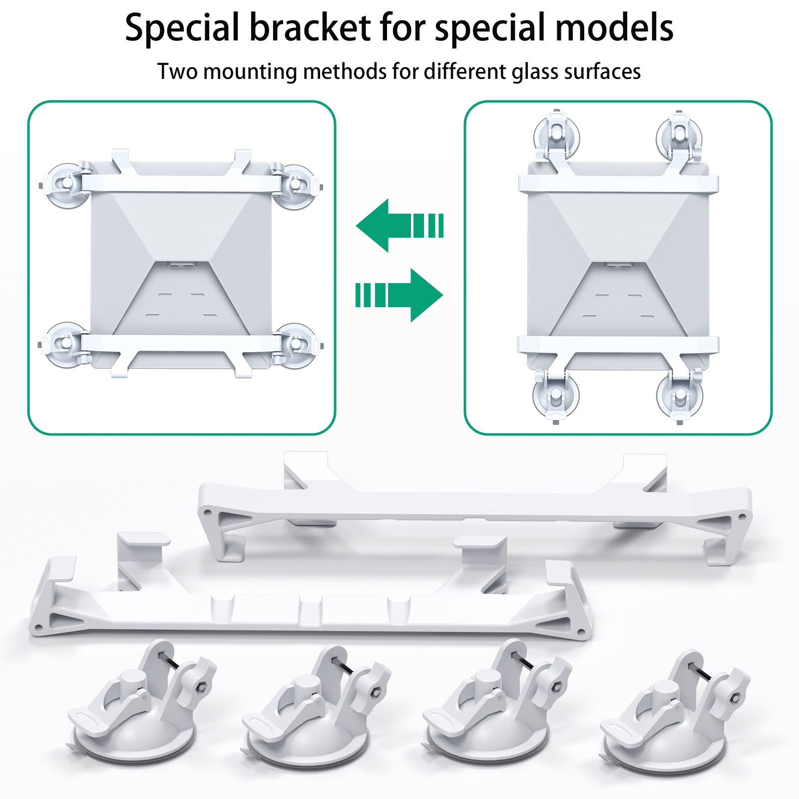 Mini car suction mount bracket universal glass — view 5
