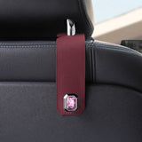Car PU leather storage hook set of 2 — view 7