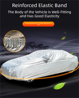 Silver off-road vehicle cover 170T taffeta — view 7