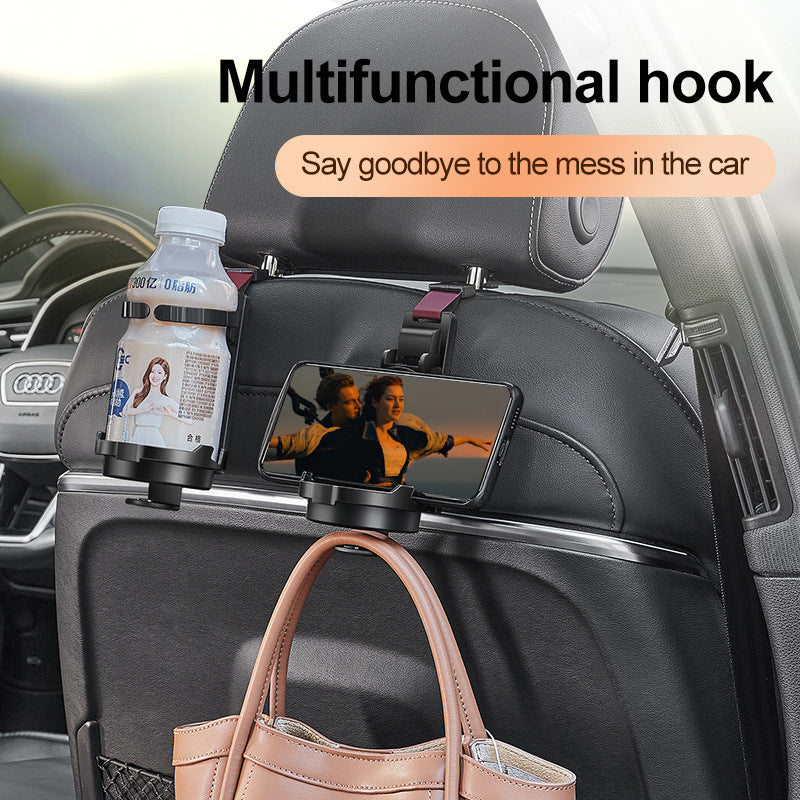 3-in-1 Car Headrest Organizer Hook — view 3