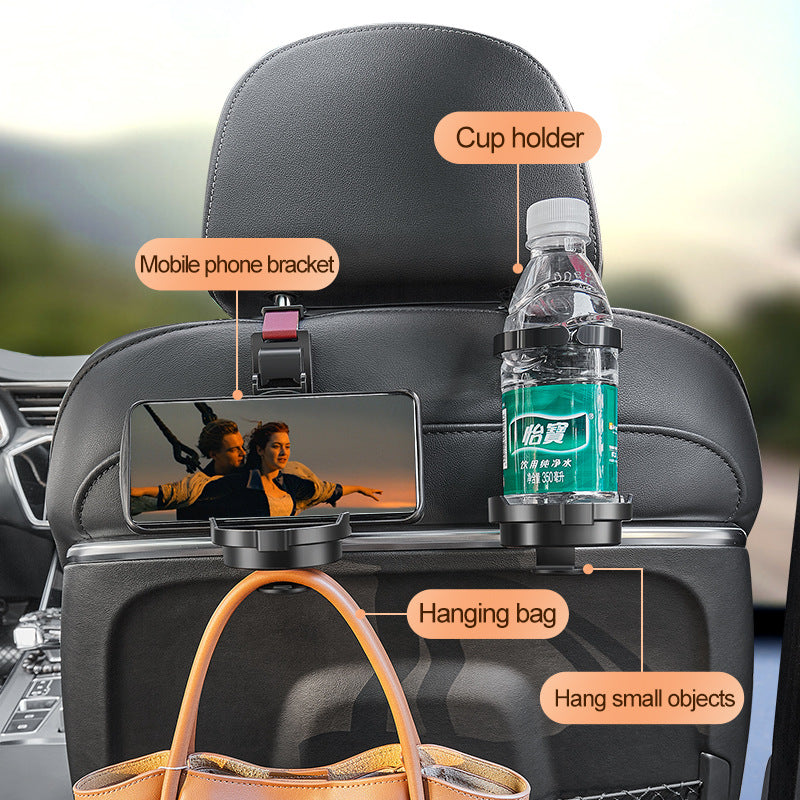 3-in-1 Car Headrest Organizer Hook — view 5