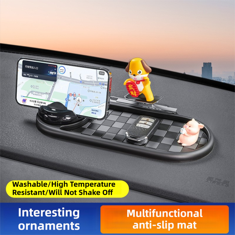 3-in-1 Cute Animal Car Dashboard — view 3