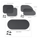 Black Universal Car Window Sun — view 12
