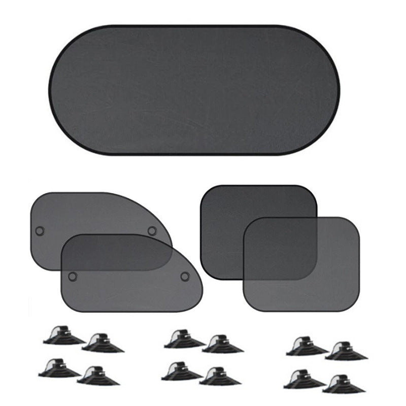 Black Universal Car Window Sun — view 3