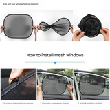 Black Universal Car Window Sun — view 10