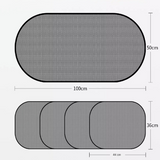 Black Universal Car Window Sun — view 11