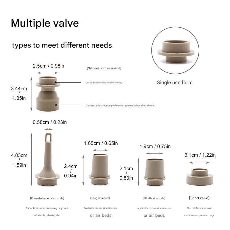 Mini 3-in-1 camping air pump and lantern — view 6
