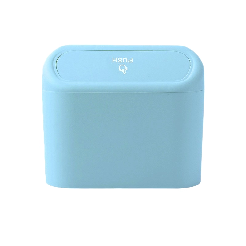 Compact car bin 2 pack with push lid — view 9