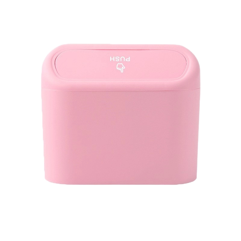 Compact car bin 2 pack with push lid — view 8