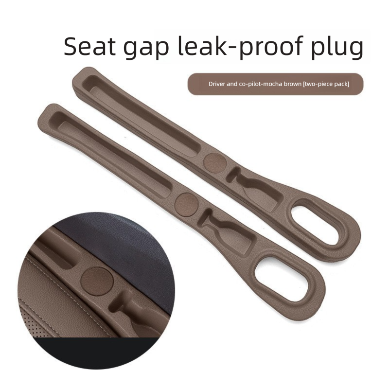 Car seat gap filler strip with storage slot — view 9