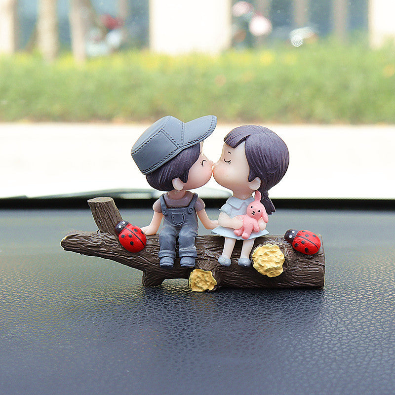 Cute couple car dashboard ornament — view 10
