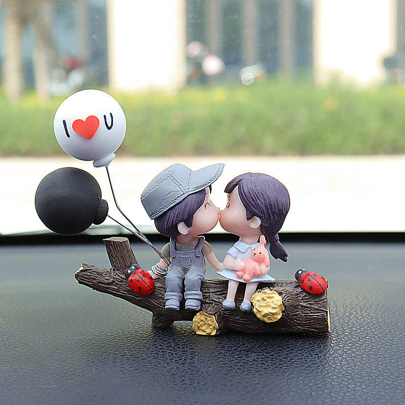 Cute couple car dashboard ornament — view 9