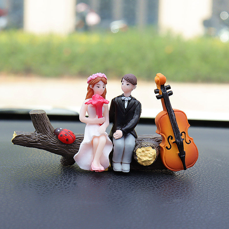 Cute couple car dashboard ornament — view 6