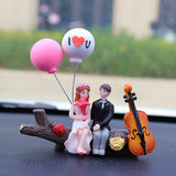 Cute couple car dashboard ornament — view 5