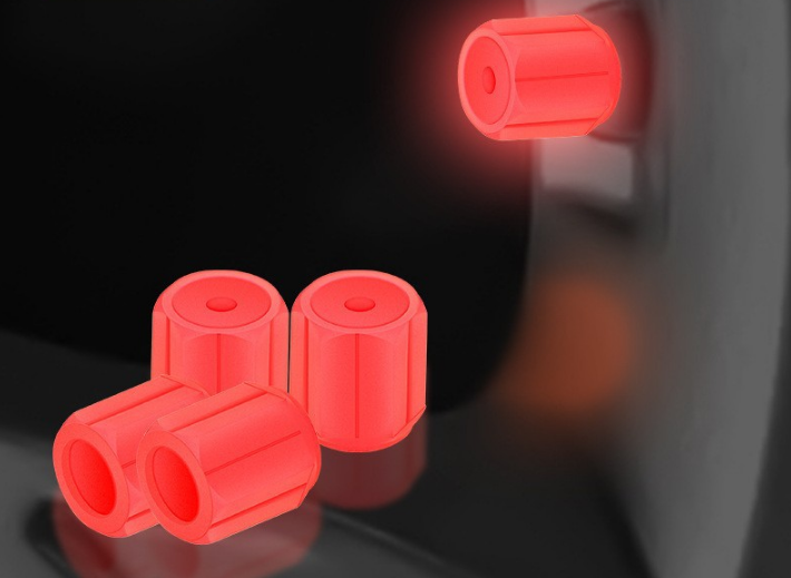 Luminous tyre valve caps glow in the dark 2x4 — view 11