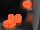 Luminous tyre valve caps glow in the dark 2x4 — view 3