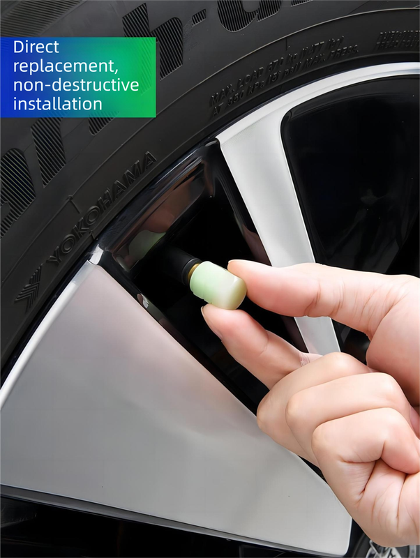 Luminous tyre valve caps glow in the dark 2x4 — view 7