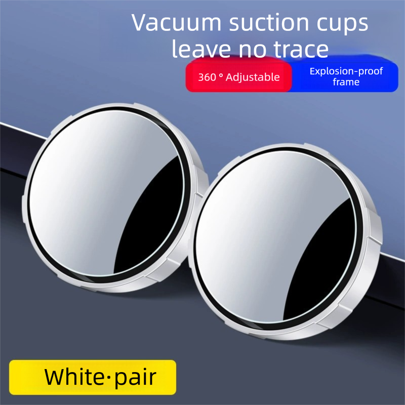2pcs car blind spot convex mirrors 360 adjustable — view 14
