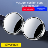 2pcs car blind spot convex mirrors 360 adjustable — view 3