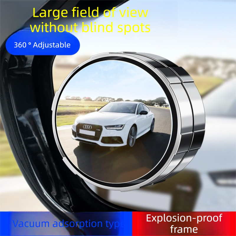 2pcs car blind spot convex mirrors 360 adjustable — view 4