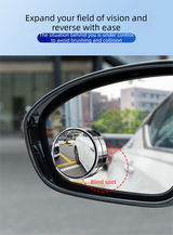 2pcs car blind spot convex mirrors 360 adjustable — view 5