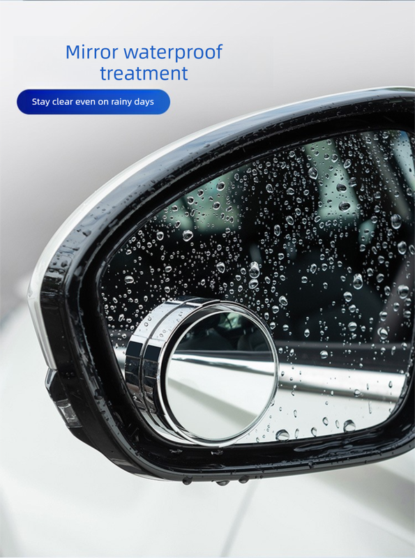 2pcs car blind spot convex mirrors 360 adjustable — view 10