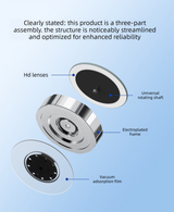 2pcs car blind spot convex mirrors 360 adjustable — view 11